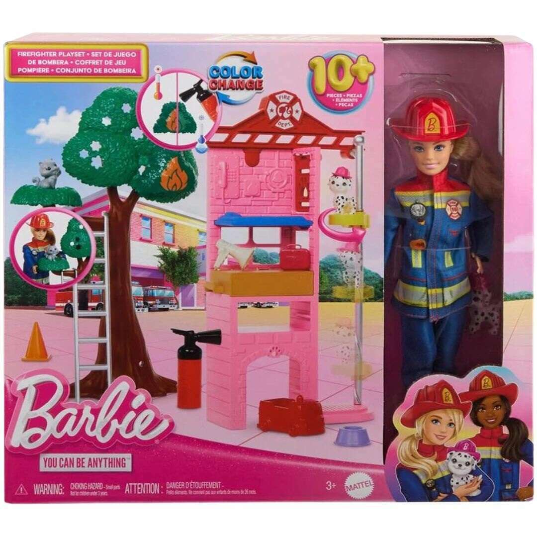 Mattel Firefighter Doll & Play Set - Medaid International