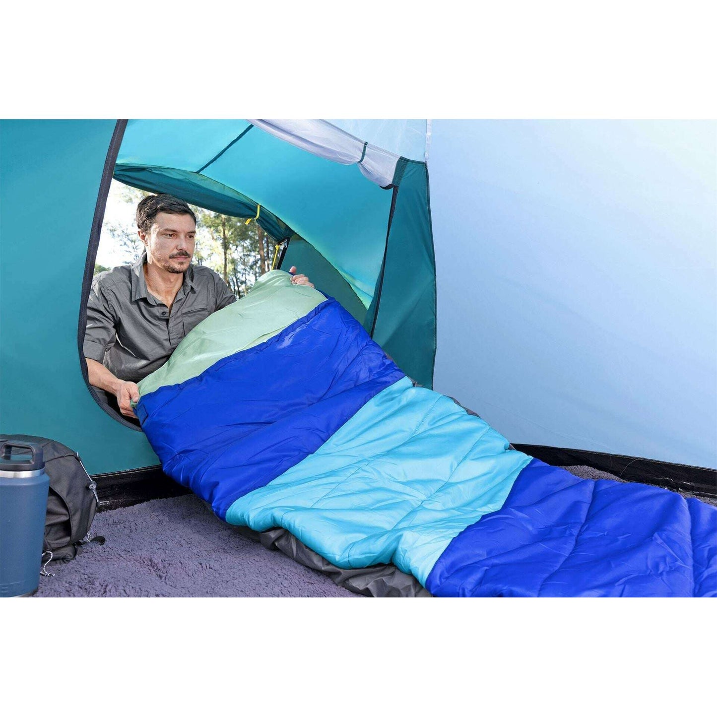 WanderLite 2-in-1 Sleeping Bag & Air Pad 203x75x9cm - Medaid International