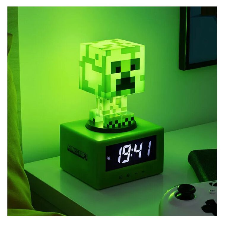 Minecraft Creeper Icon Alarm Clock By Paladone - Medaid International