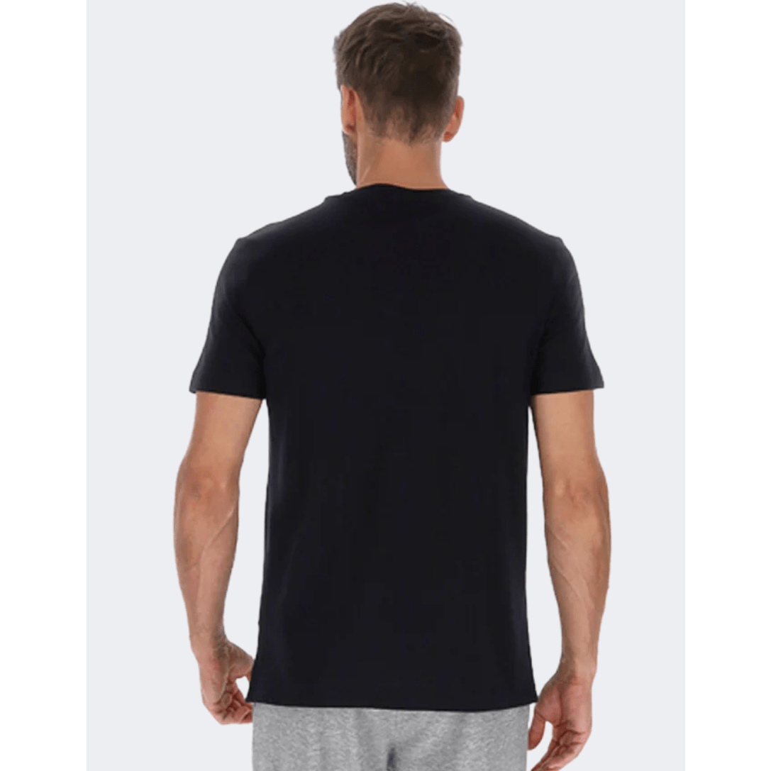 Lotto Smart Og Men Lifestyle T-Shirt Black - Medaid International