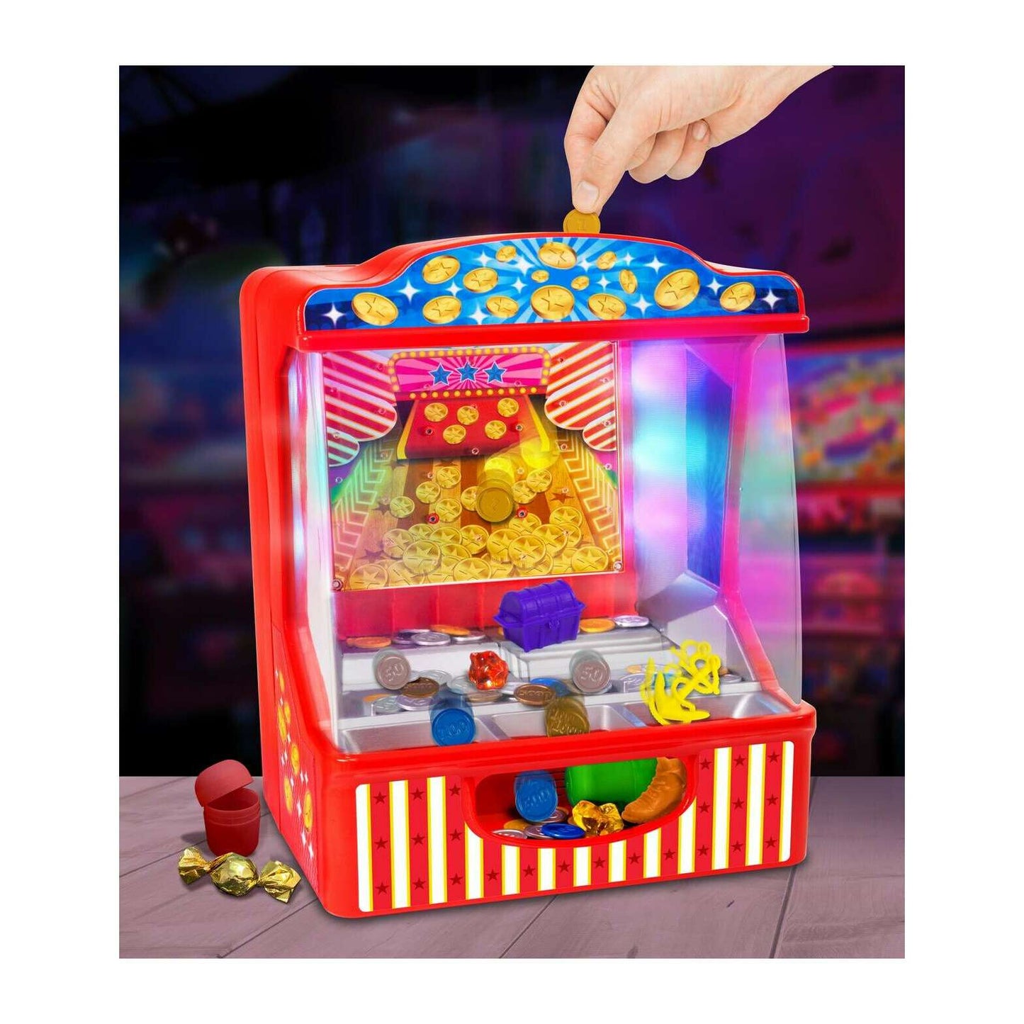 Electronic Arcade Coin Pusher Machine - Medaid International