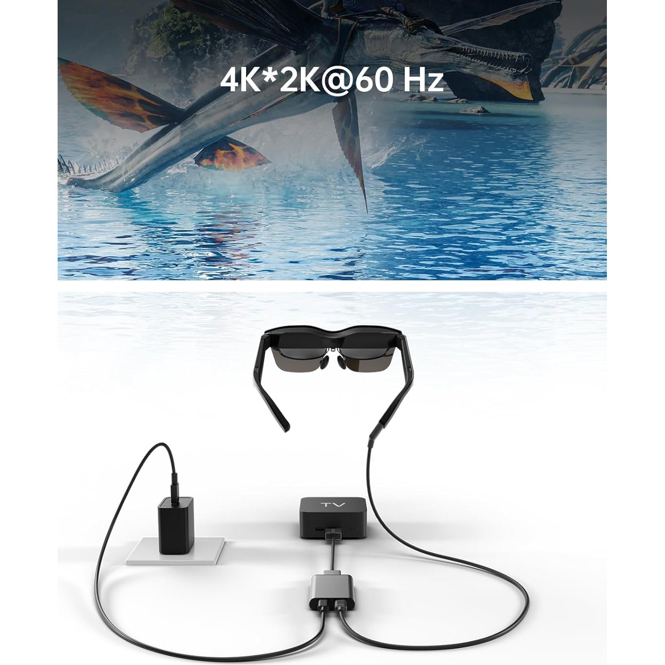 HDMI to Type-C and charging adapter for AR Glasses - Medaid International