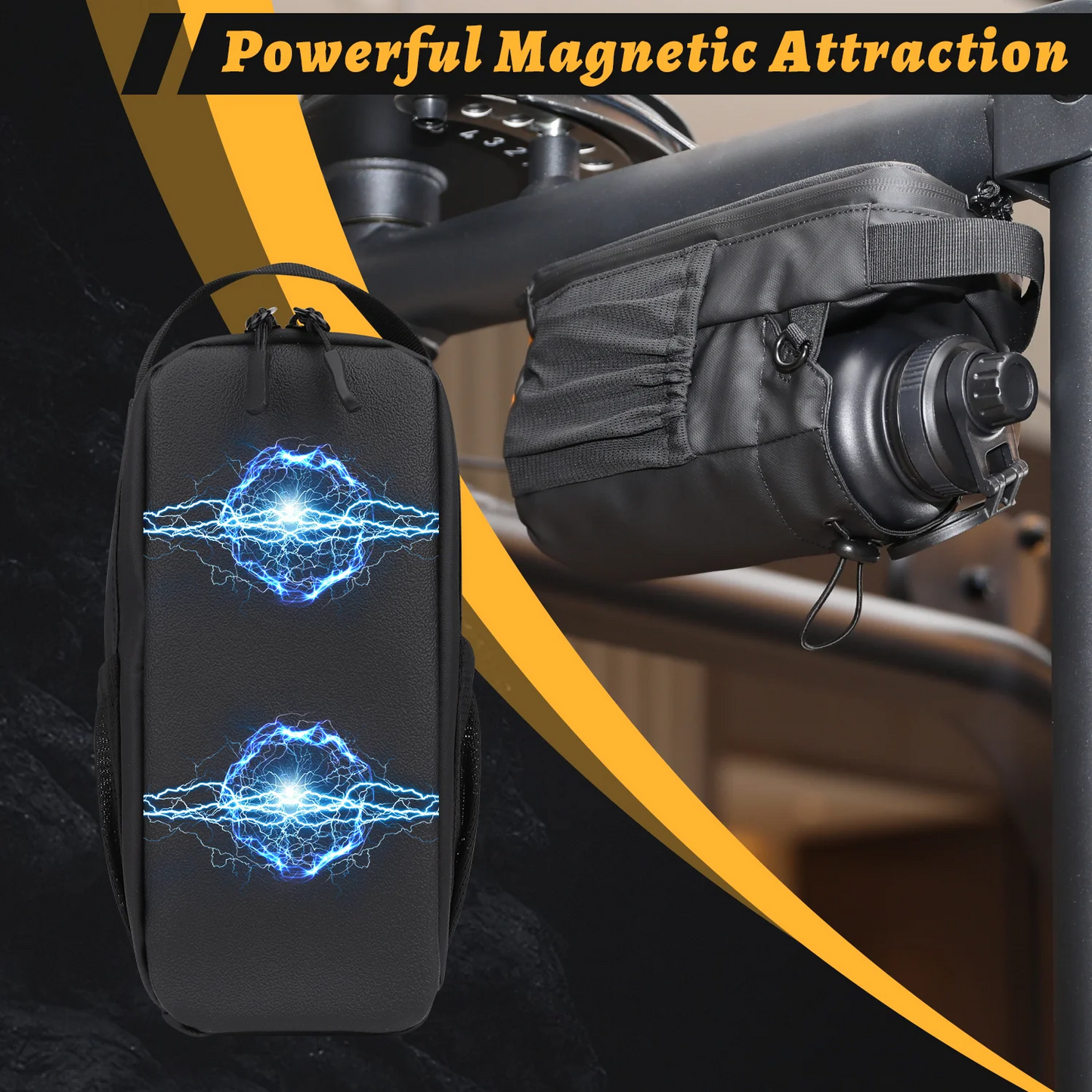 Magnetic Gym Bag With Water Bottle Holder - Medaid International