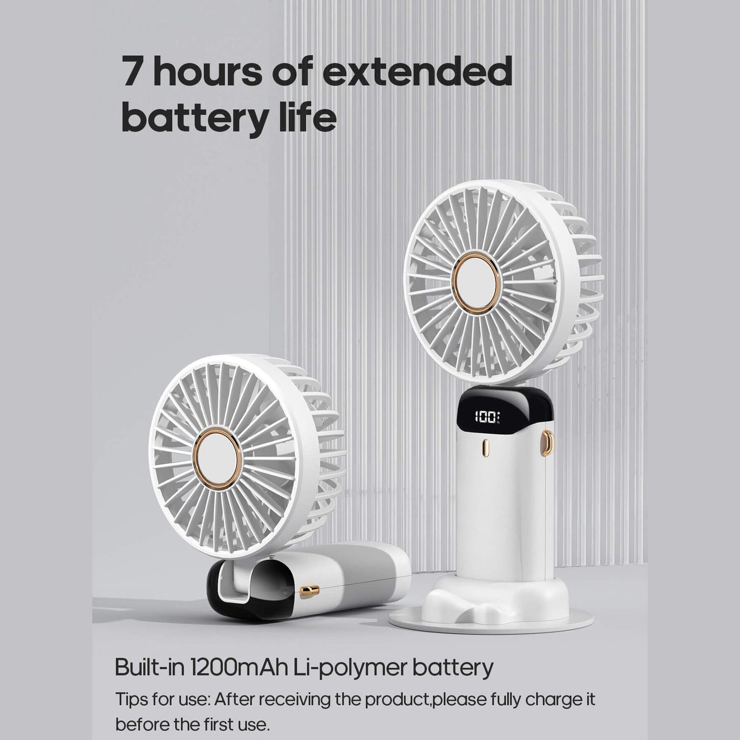 Rechargeable Handheld Mini Fan - Medaid International