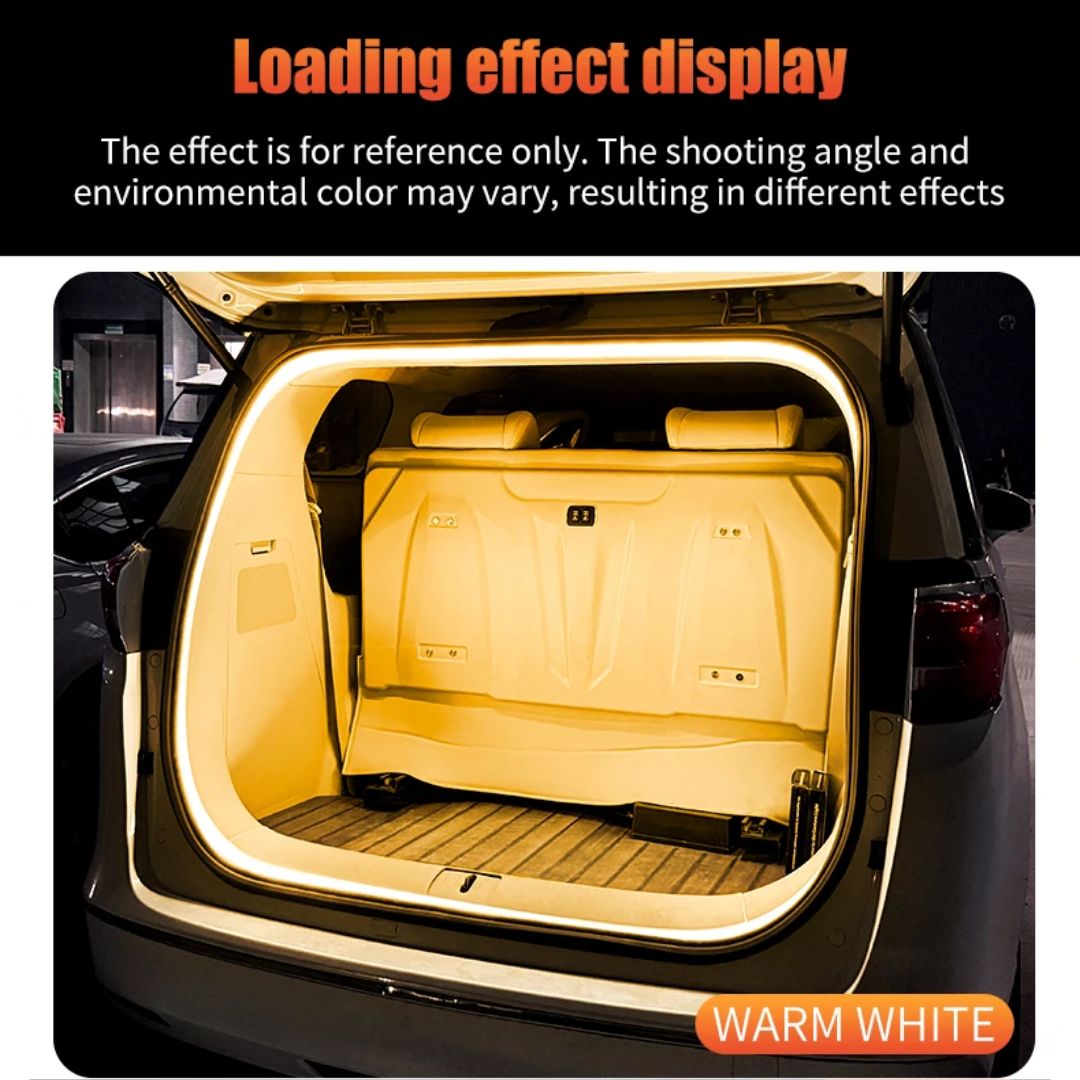 12V LED Trunk Light Warm White LED Strip 2M Waterproof Flexible Light - Medaid International