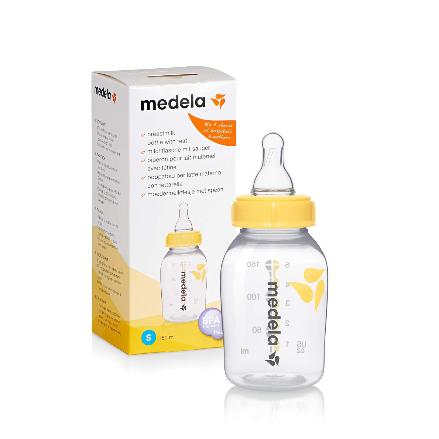 Medela Breastmilk Bottle With Teat 150 ML - Medaid International