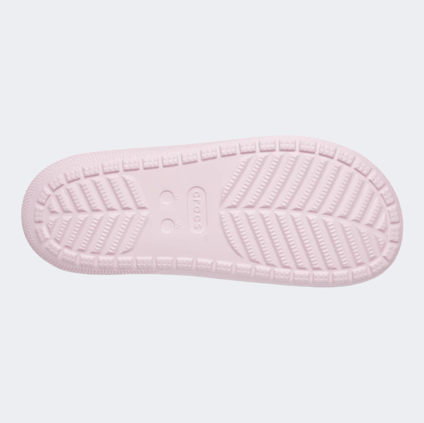 Crocs Classic Floral Cut Out Unisex Lifestyle Slippers Pink Milk - Medaid International