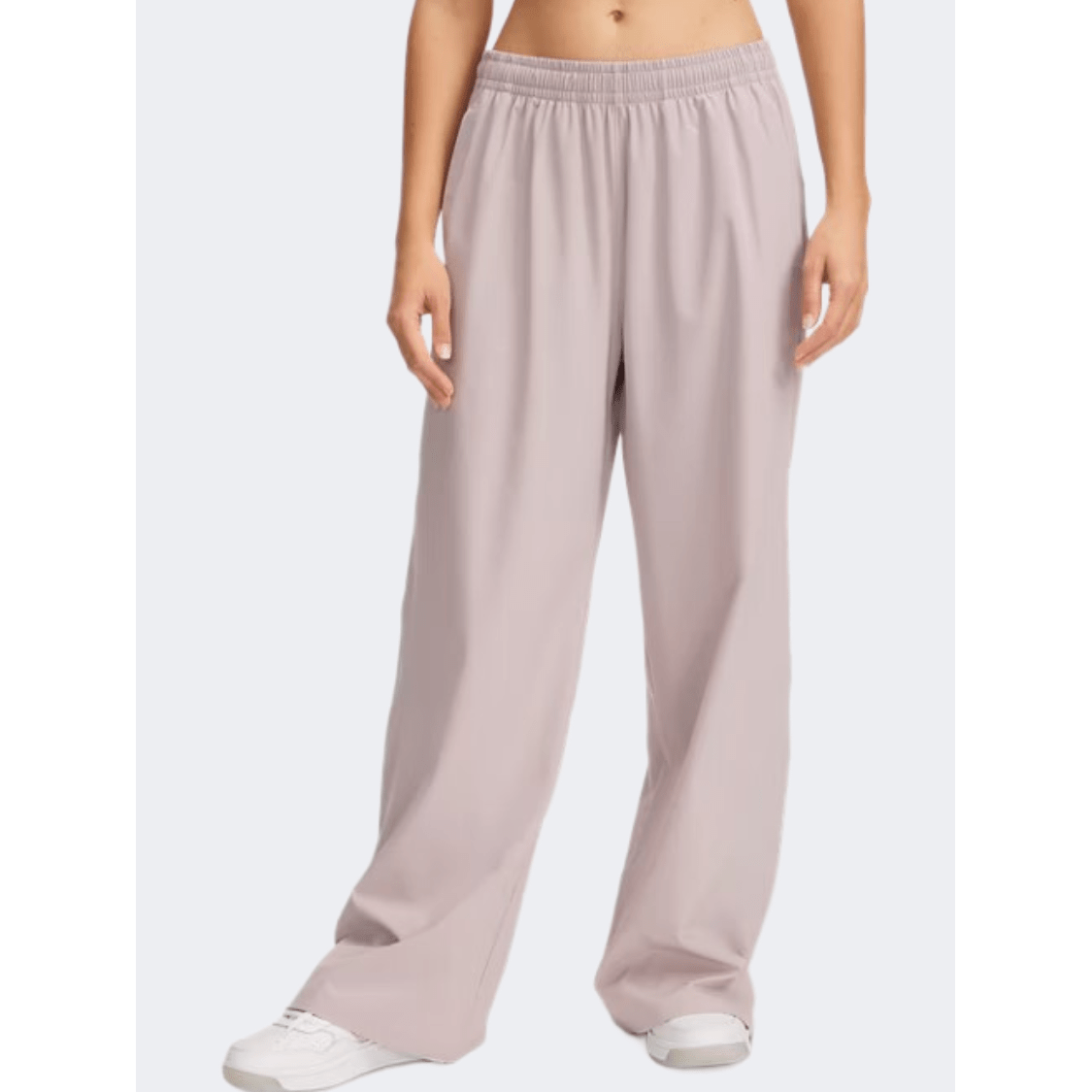 Under Armour Rival Wide Leg Women Lifestyle Pant Grey Dawn/Black - Medaid International