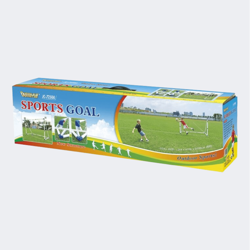 Outdoor Play Co.Ltd Sports 8 Ft Outdoor Goal White/Blue - Medaid International