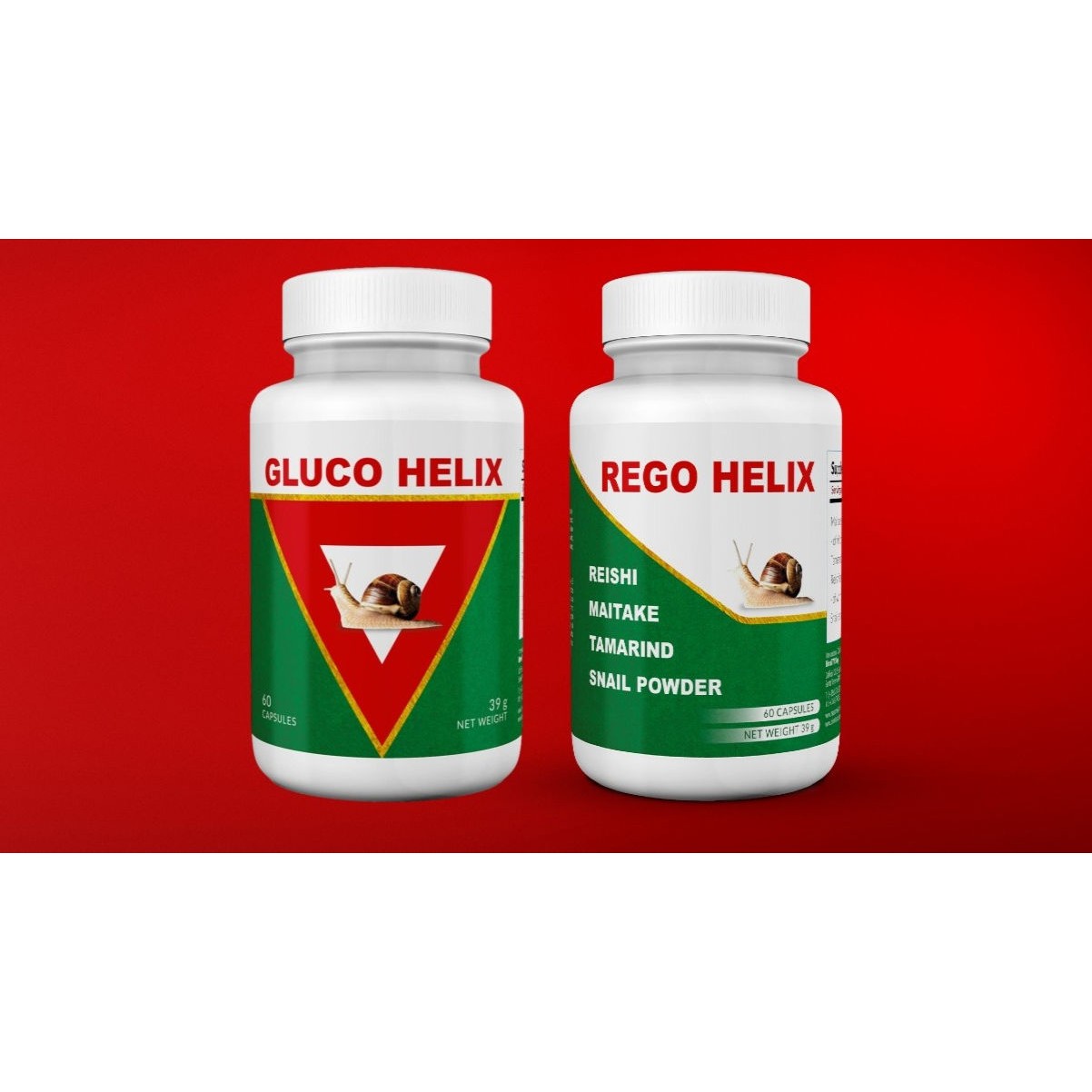 GLUCO HELIX 60 Capsules + REGO HELIX 60 Capsules - Medaid International