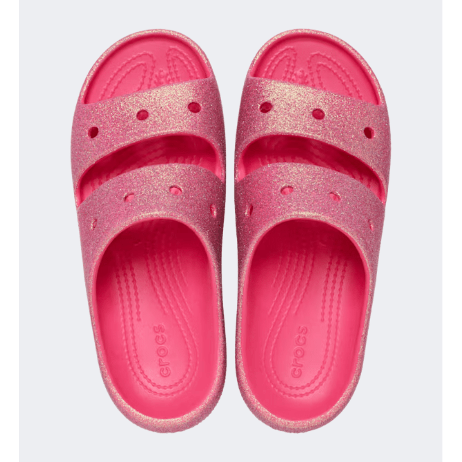Crocs Classic Iridescent Glitter 2 Unisex Lifestyle Slippers Dragon Fruit - Medaid International