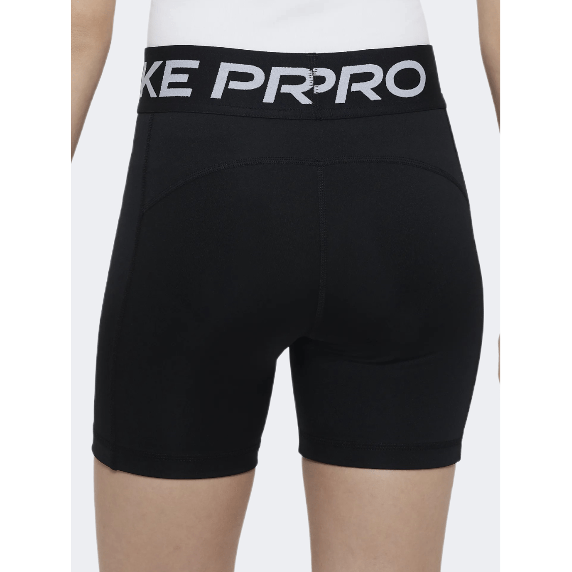 Nike Pro Df 5 Inch Girls Lifestyle Short Black/White - Medaid International
