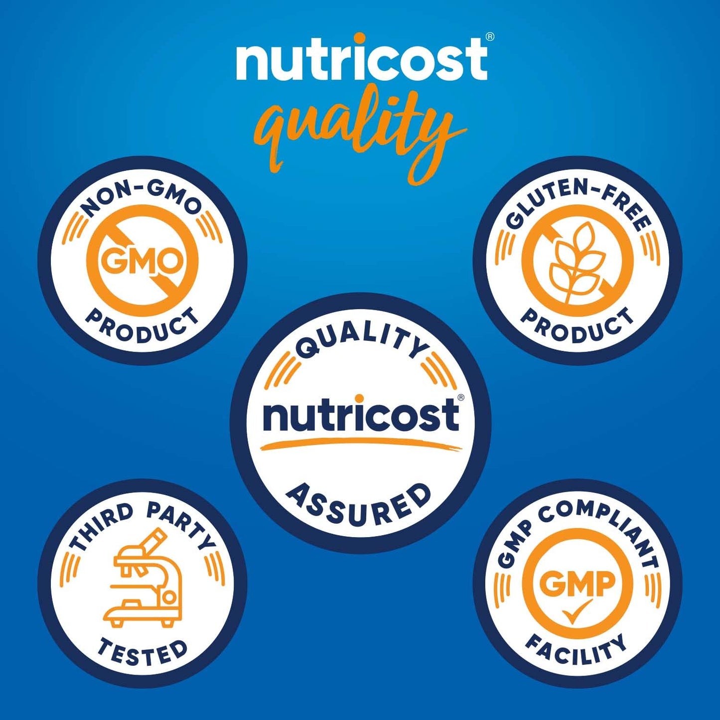 Nutricost Casein Protein Powder 5lb Vanilla - Micellar Casein, Gluten Free, Non-GMO - Medaid International