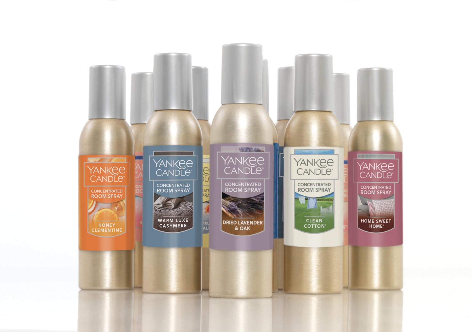 Yankee Candle Concentrated Air Freshener Room Spray, Odor Eliminator for Home, Bathroom, Home Sweet Home, 1.5 Oz (Pack of 3) - Medaid International