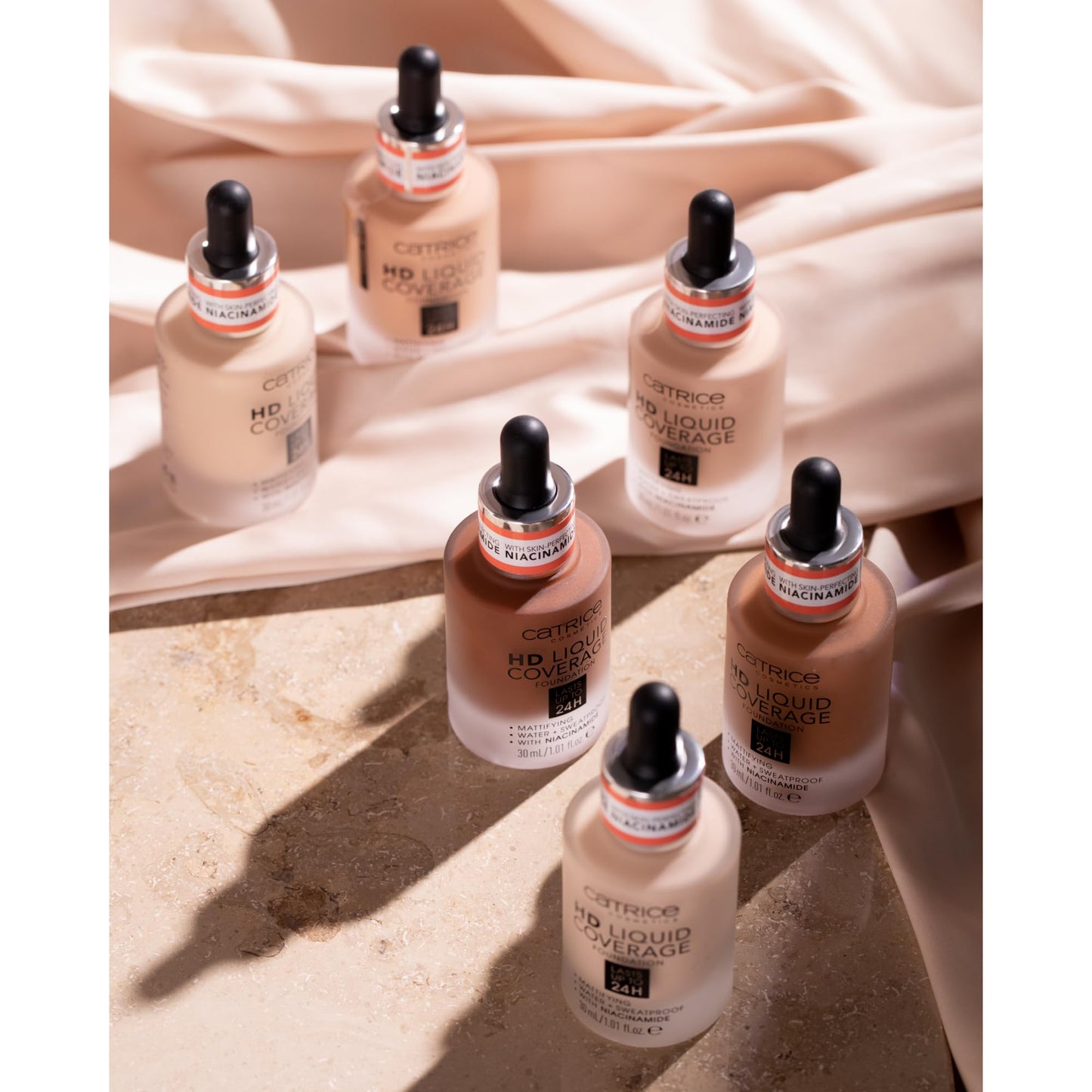 Catrice | HD Liquid Coverage Foundation | High & Natural Coverage | Vegan & Cruelty Free (010 | Light Beige) - Medaid International