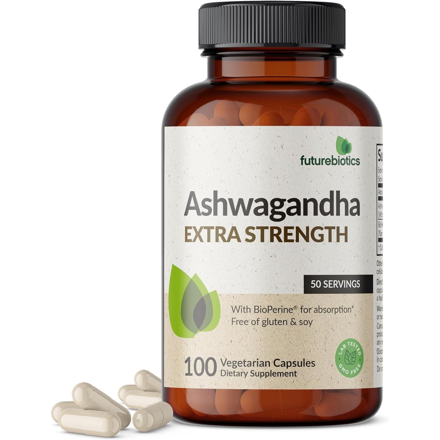 Ashwagandha Capsules - Futurebiotics - 100 pack - Medaid International