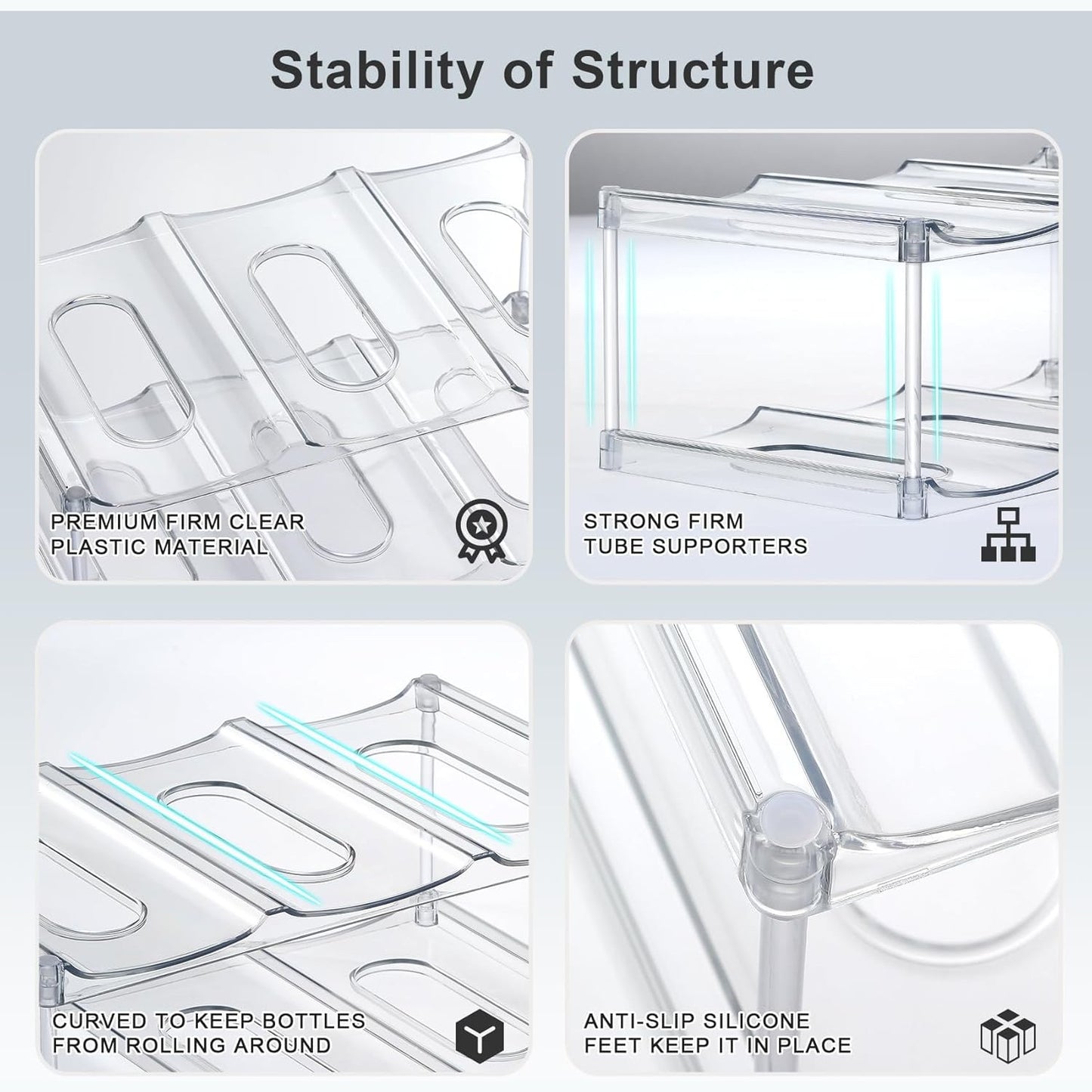 Water Bottles Organizer Stand - Medaid International