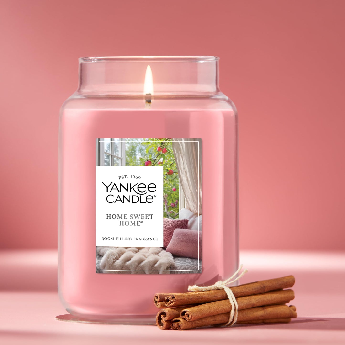 Yankee Candle, Home Sweet Home Fall Scented Candle, 22oz Large Jar with up to 150 Hour Burn Time - Medaid International