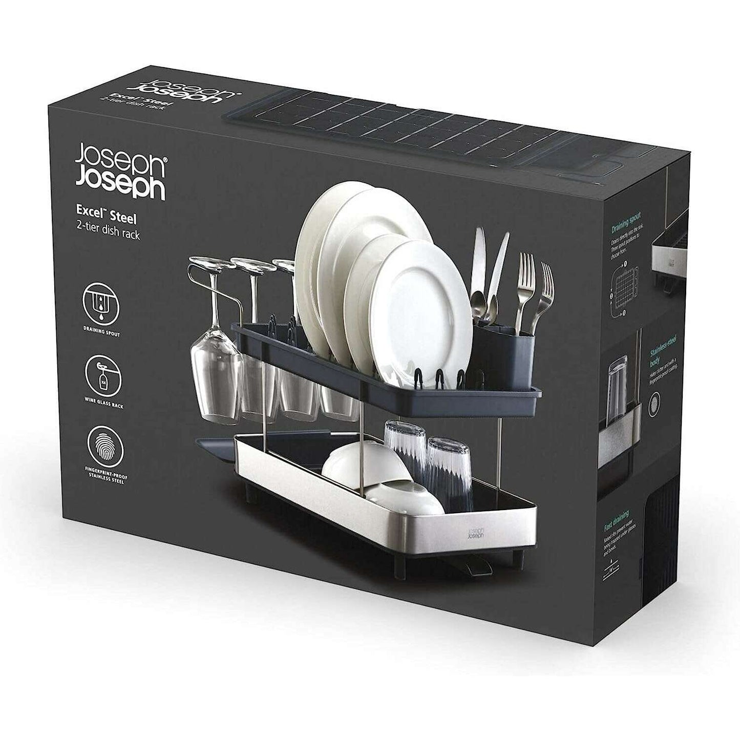 2-Tier Stainless Steel Dish Rack - Medaid International