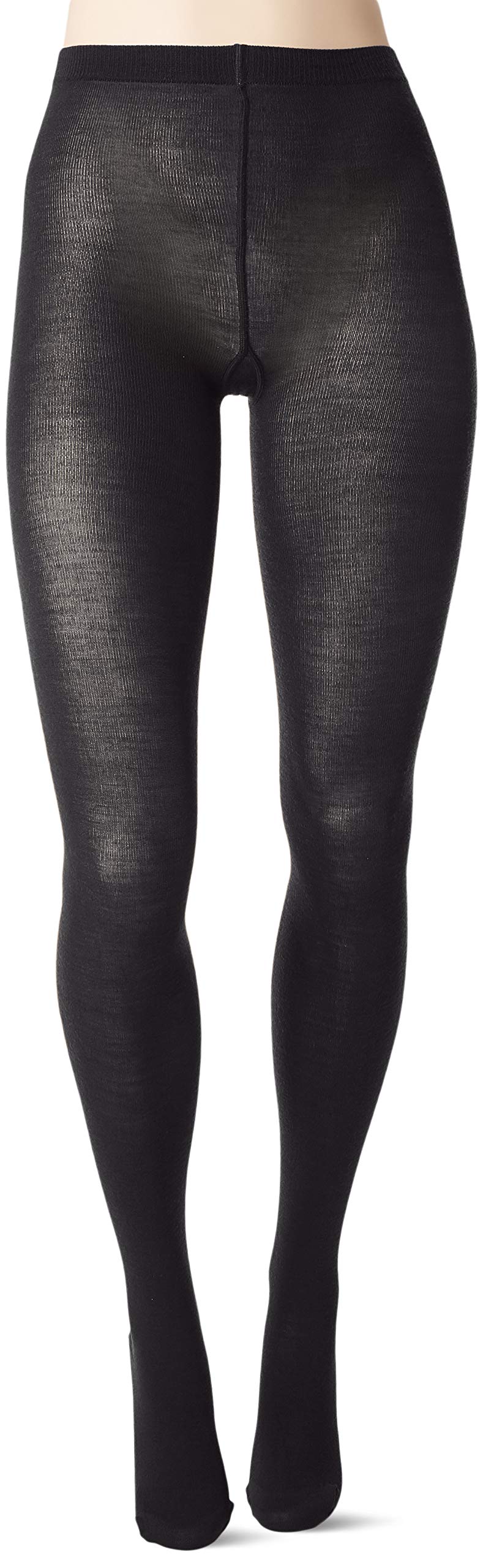 Wolford Merino Women’s Tights – Thick Opaque Knit – Virgin Wool Blend – Reinforced Toes – Knit Waistband Anthracite SM (4'11"-5'9", 99-165 lbs) One Size - Medaid International
