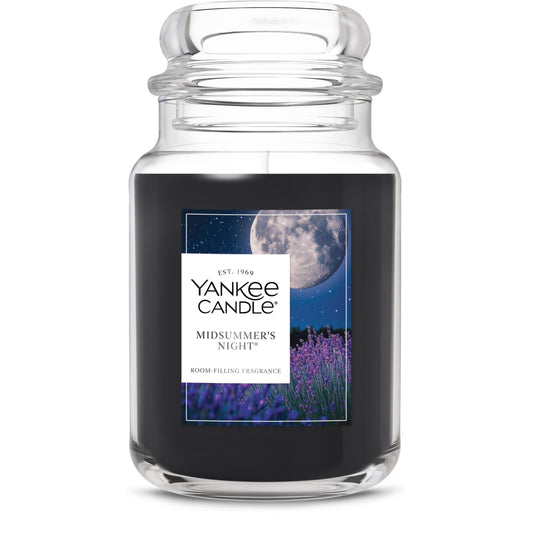 Yankee Candle Mid Summer's Night Scented Candle, 22oz Large Jar with up to 150 Hour Burn, Giftable - Medaid International