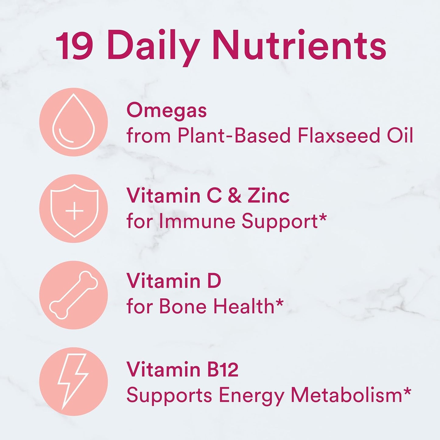 SmartyPants Women's Multivitamin Gummies, Sugar Free: Biotin, Methylfolate, Omega 3 (ALA), Vitamin D3, C, Vitamin B12, B6, Vitamin A, K & Zinc, Gluten Free, 60 Count (20 Day Supply) - Medaid