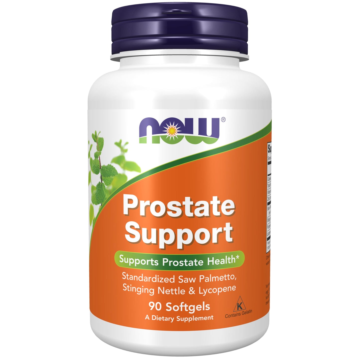 NOW Foods Supplements, Prostate Support, Prostate Support, with Standardized Saw Palmetto, Stinging Nettle & Lycopene, 90 Softgels - Medaid International
