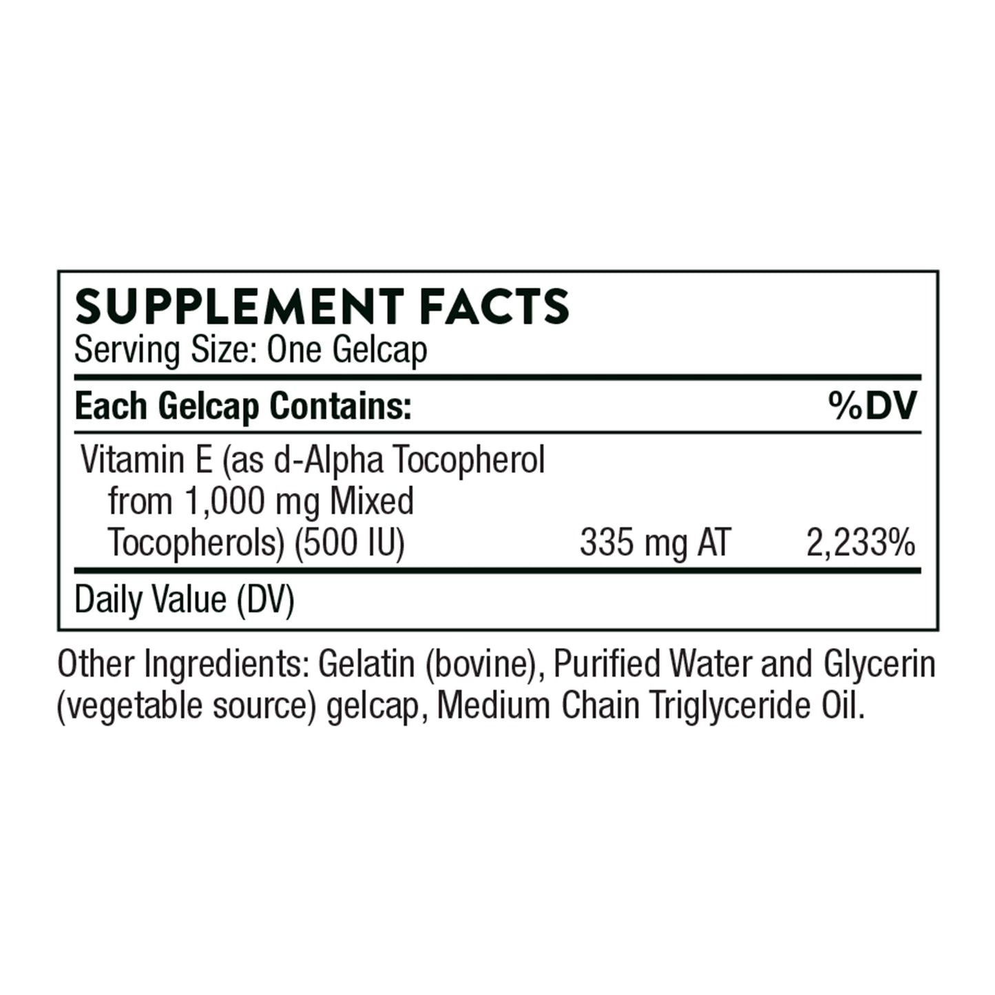 THORNE - Ultimate-E - Contains All of The Natural Forms of Vitamin E - 60 Gelcaps - Medaid International