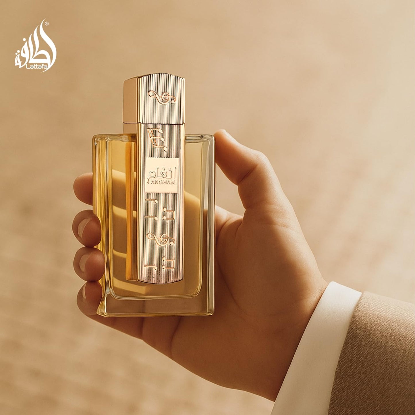 Lattafa Angham - Citrus, Lavender, Musk, Amber, Vanilla - Eau de Parfum Long-Lasting Fragrance for Unisex, 3.40 Ounce / 100 ml - Medaid International