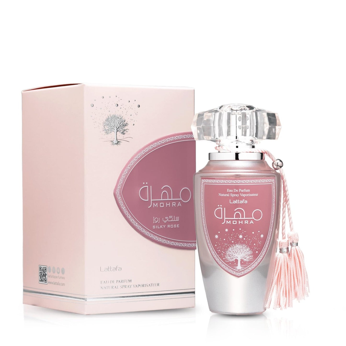 Lattafa Mohra Silky Rose for Women Eau de Parfum Spray, 3.4 Ounce / 100 ml - Medaid International