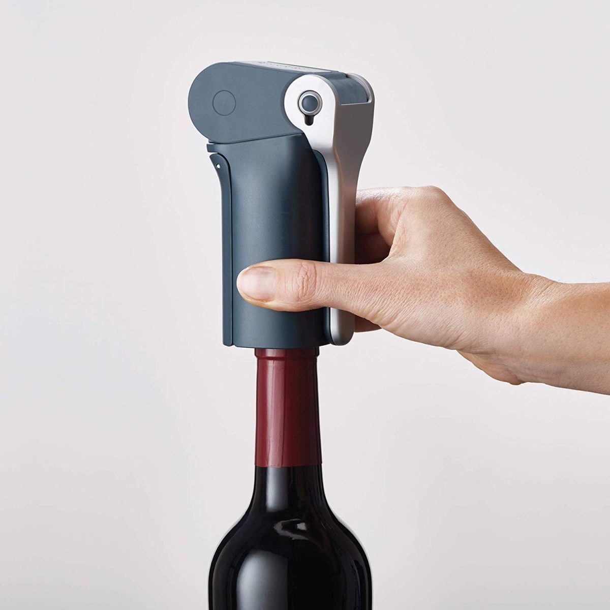 Joseph Joseph BarWise Compact Folding Lever Corkscrew Wine Opener with Foil Cutter, One-size, Blue - Medaid International