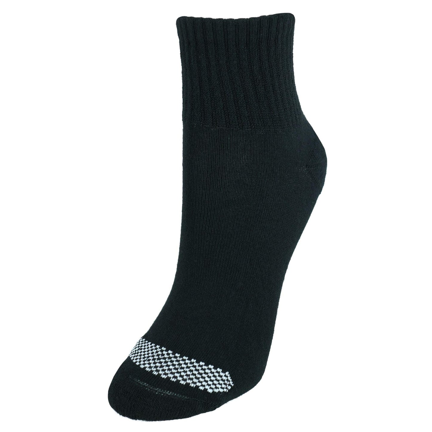 Hanes womens Cool Comfort Toe Support Ankle Socks, 6-pair Pack Casual Sock, Black/White Vent, One Size US - Medaid International