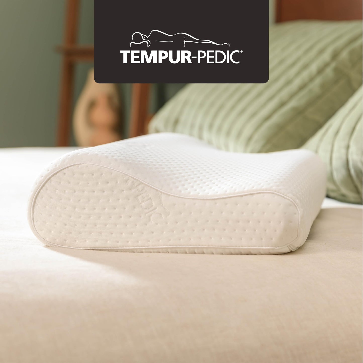 Tempur-Pedic TEMPUR-Ergo Neck Pillow, Medium Profile, White - Medaid International