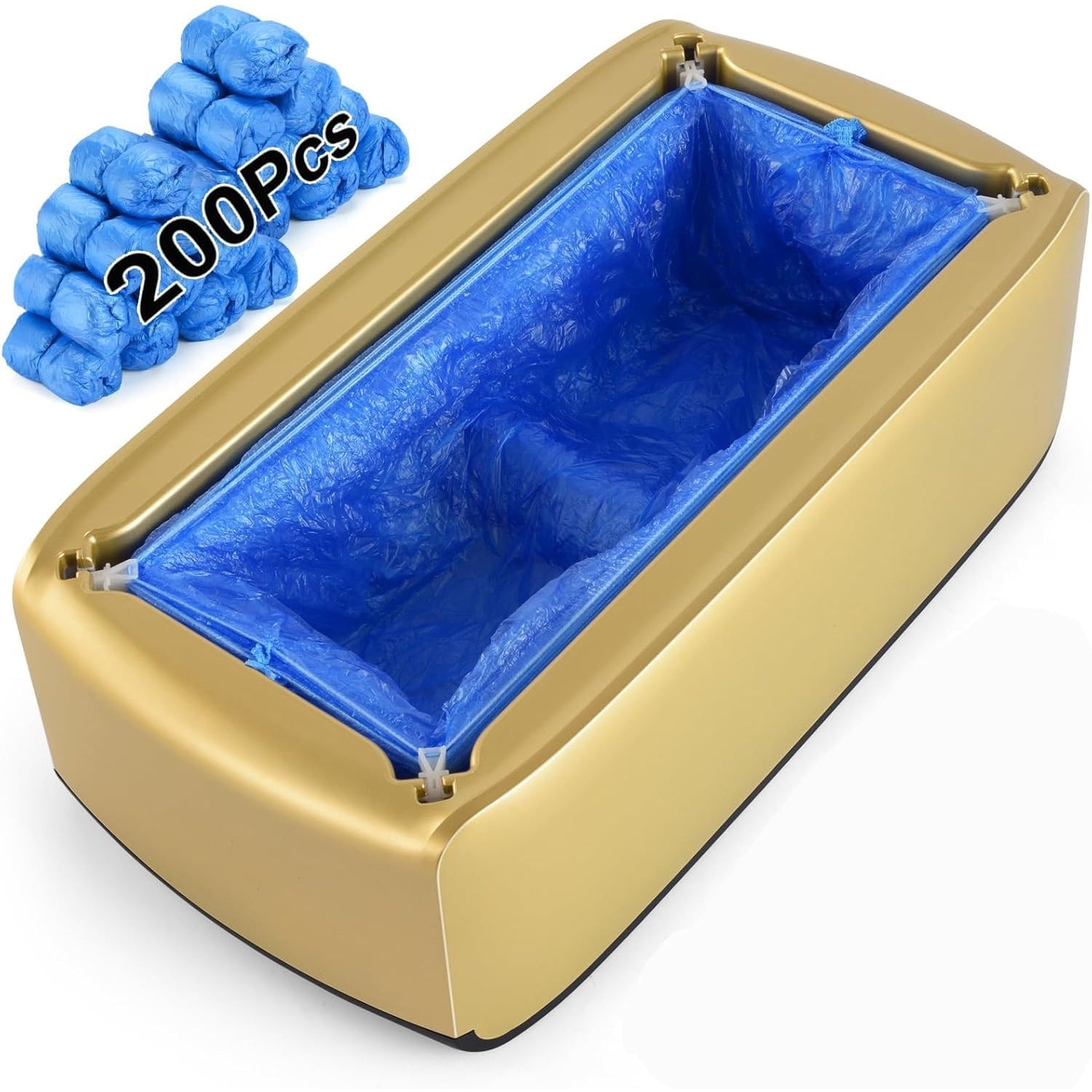 Automatic Shoe Cover Dispenser with 200pcs Disposable Plastic Shoe