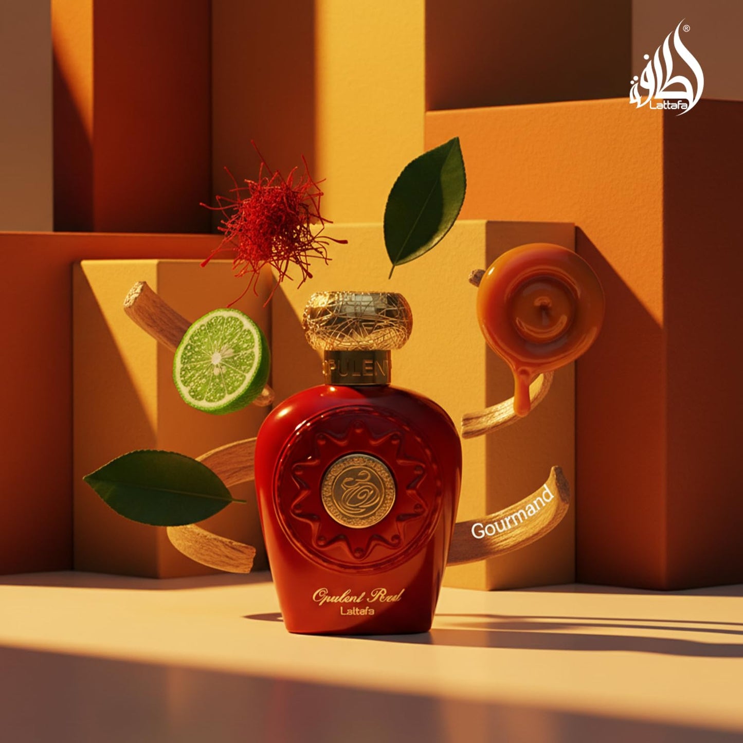Lattafa Perfumes Opulent Red for Unisex Eau de Parfum Spray, 3.4 Ounce (137662) - Medaid International