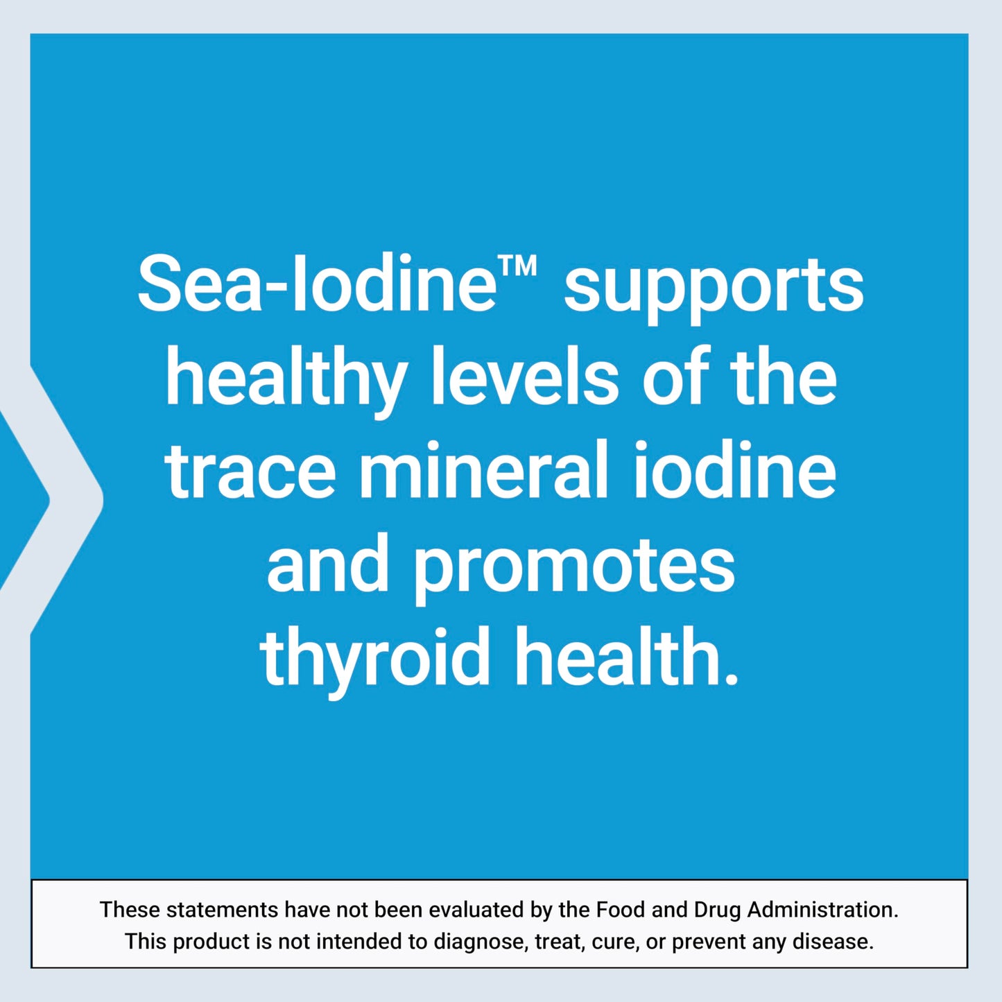 Life Extension Sea-Iodine™, kelp and bladderwrack-derived Iodine, Supports Healthy Levels of This Essential Nutrient for Thyroid Health and Beyond, Non-GMO, Gluten-Free, Vegetarian, 60 Capsules - Medaid International
