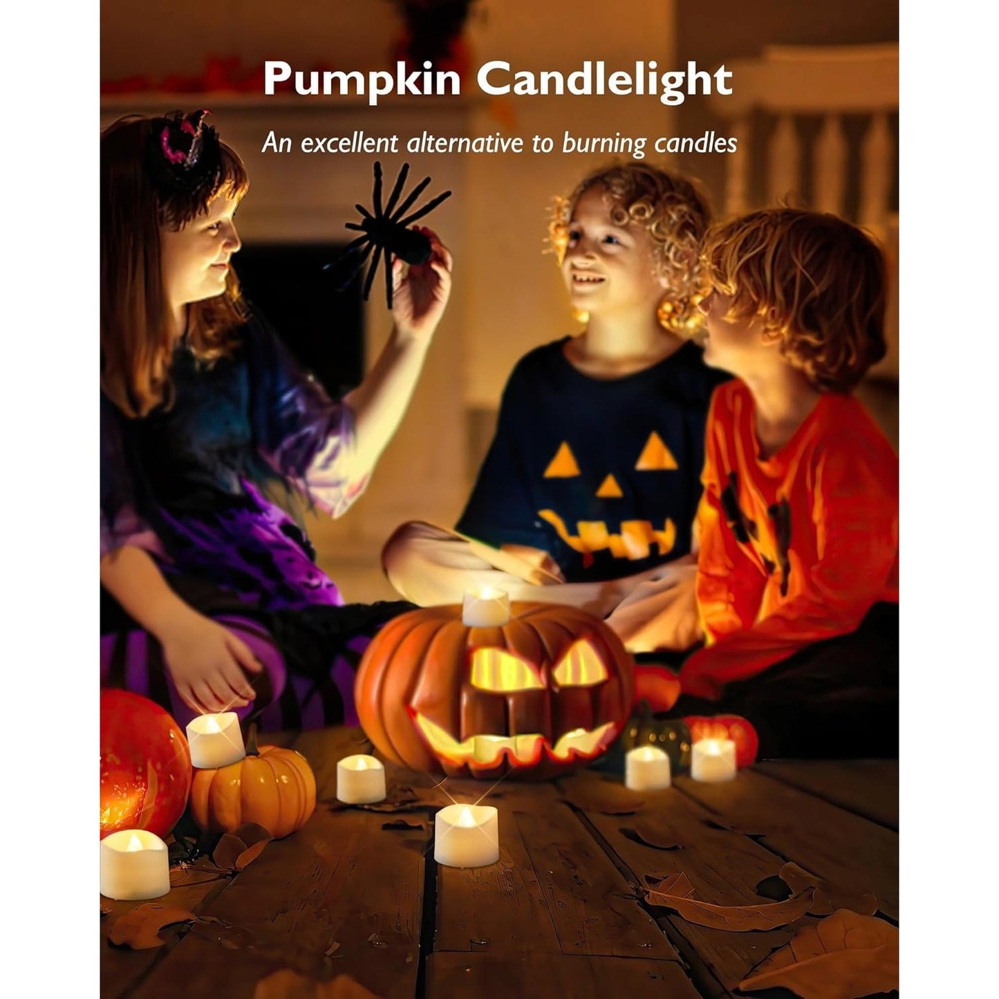 MOMENT 12-Pack Flameless LED Tea Lights Candles Battery Operated, 200+Hour Fake Electric Candles TeaLights for Votive, Aniversary, Wedding Centerpiece Table Decor, Funeral, Halloween, Christmas - Medaid International