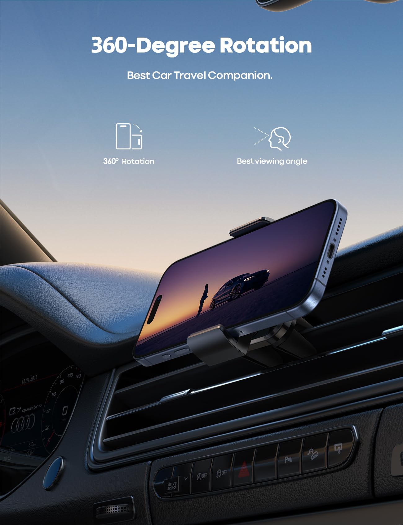 Lamicall Car Vent Phone Mount and Adjustable Laptop Stand - Medaid International