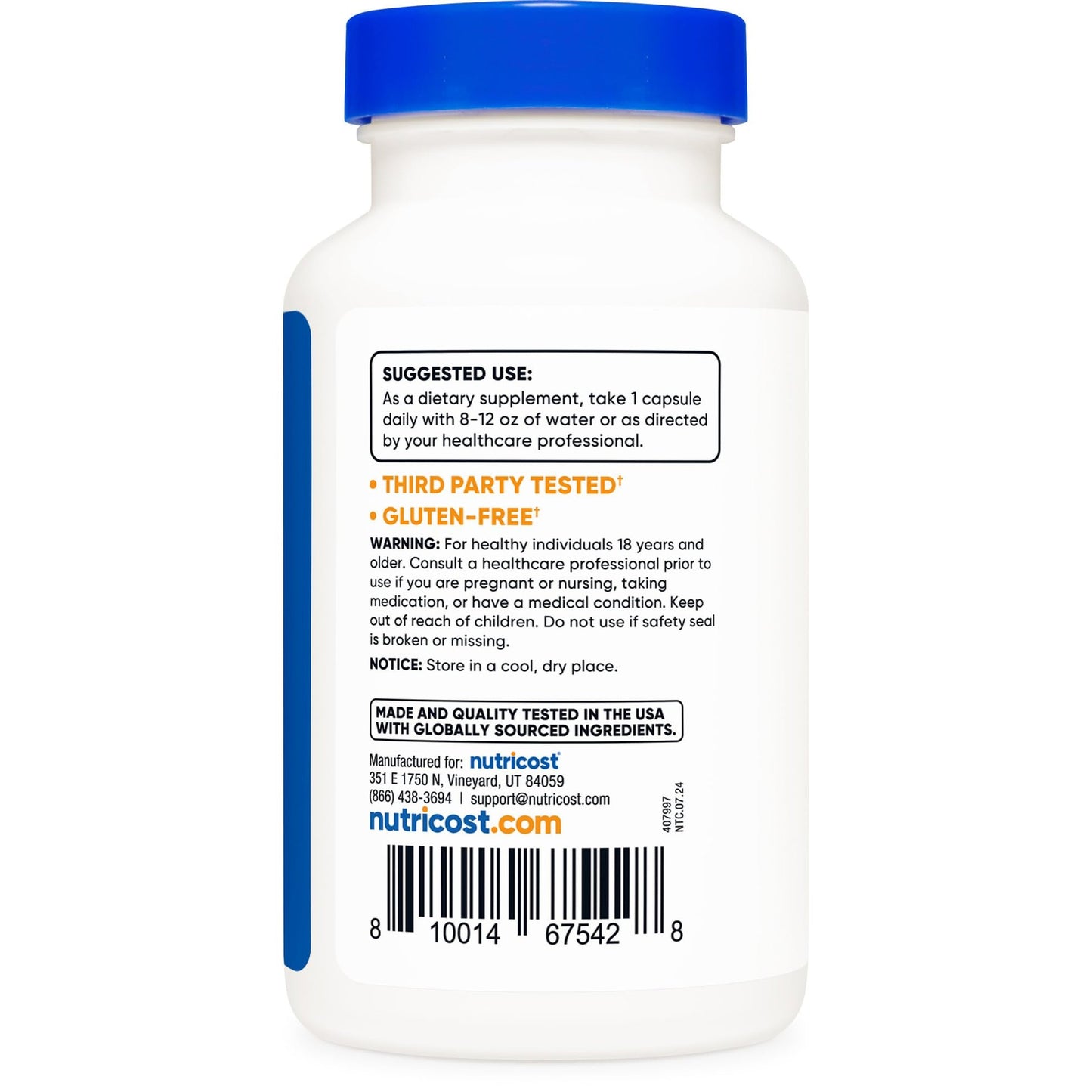 Nutricost DIM (Diindolylmethane) Plus BioPerine 300mg, 120 Vegetarian Capsules - Up to 4 Month Supply, Max Strength DIM Supplement - Medaid International