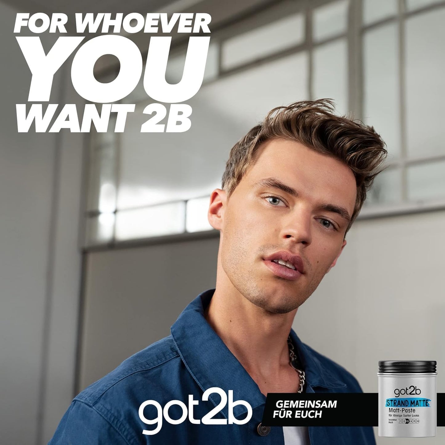 Schwarzkopf Got2b Beach Matt Surfer Look Matt Paste by Got 2B - Medaid International
