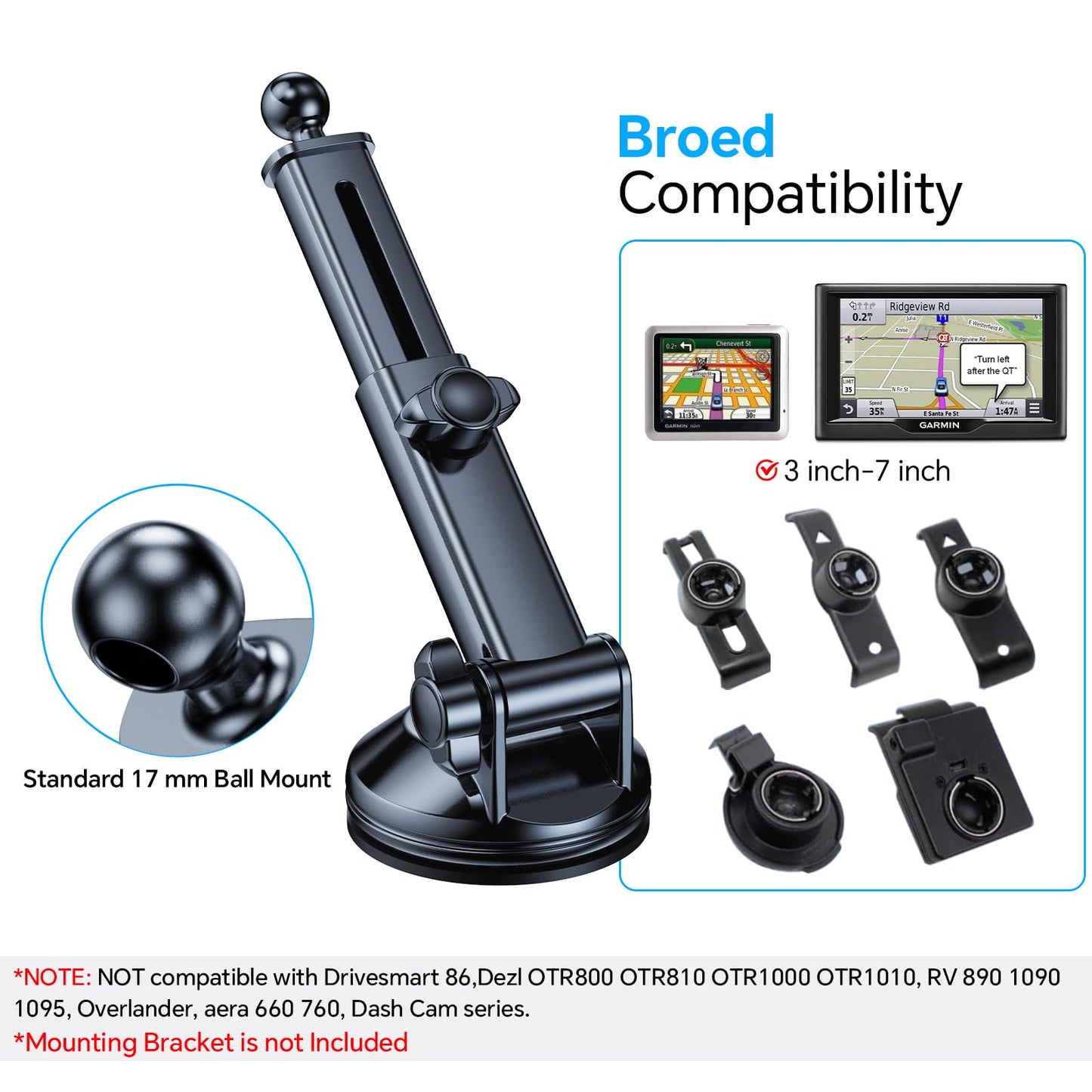 Coolpow for MagSafe Car Mount【Windshield+Vent+Dash】Magnetic Phone Holder for Car Phone Holder Mount Cell Phone Holders for Your Car Accessories Suction Cup Stand for Garmin GPS for iPhone 17 16 15 14 - Medaid International