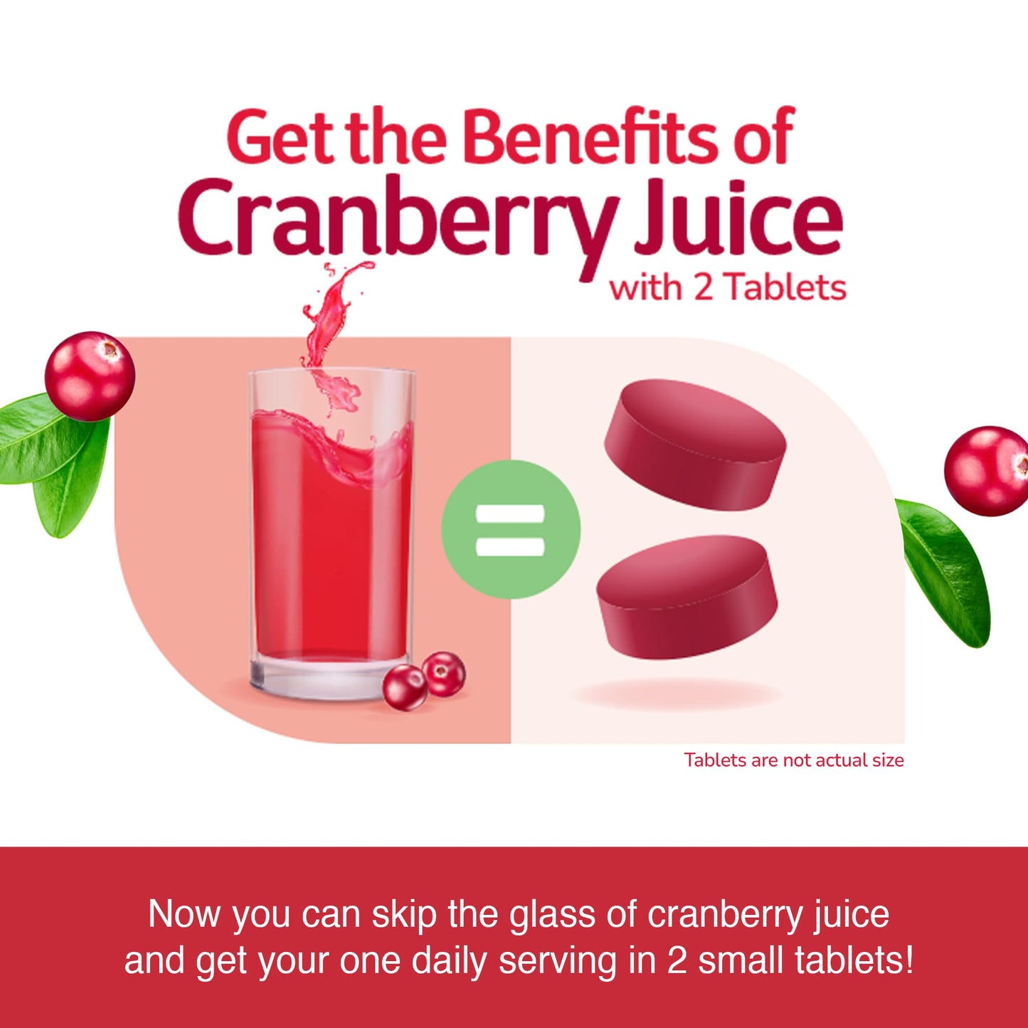 21st Century Cranberry Plus Probiotic Tablets, 60 Count - Medaid International