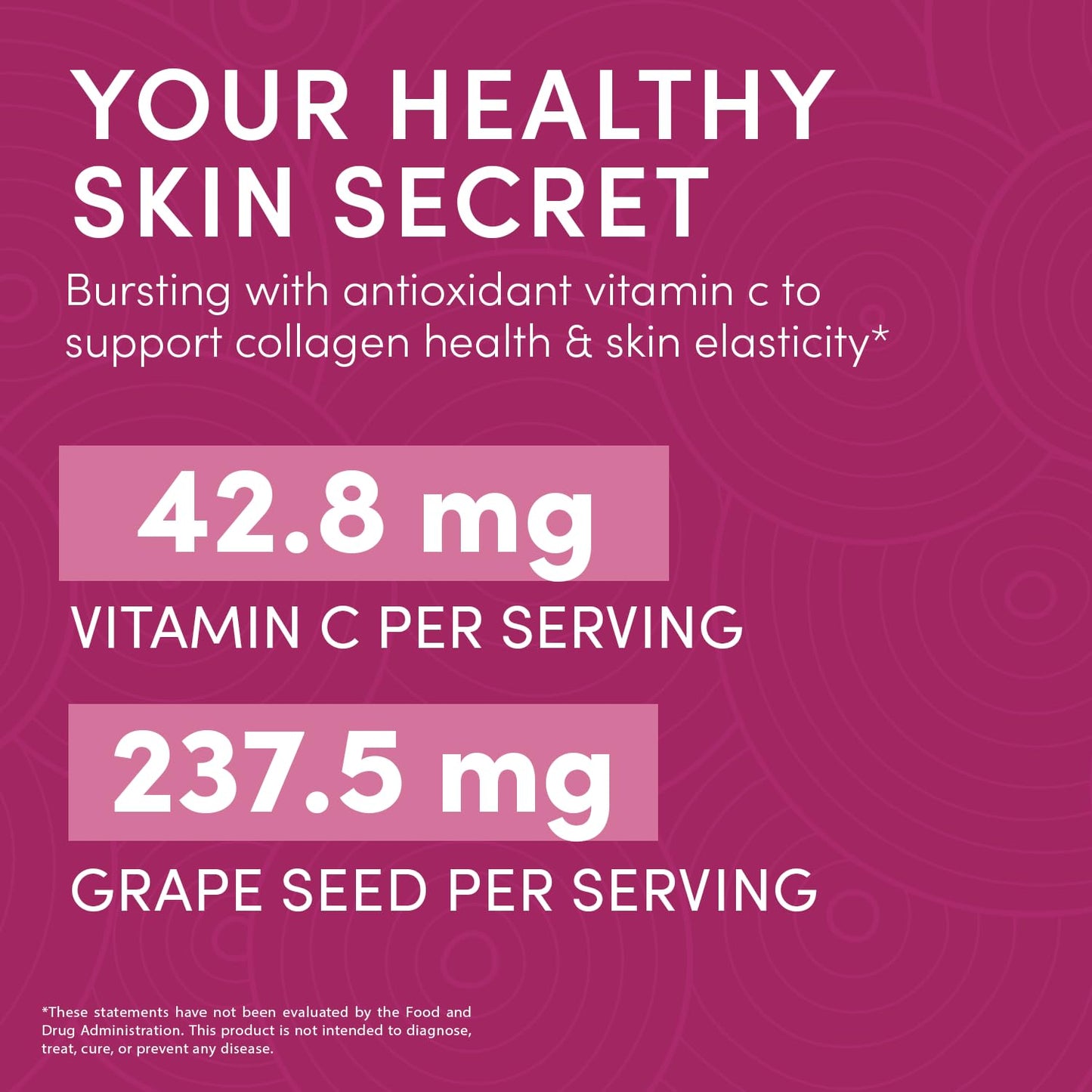 Swisse Grape Seed Extract Capsules Antioxidant Herbal Supplement | Grapeseed Polyphenols Supplement + Antioxidant Vitamin C | Promotes Skin Health & Collagen Production | 300 Tablets - Medaid International