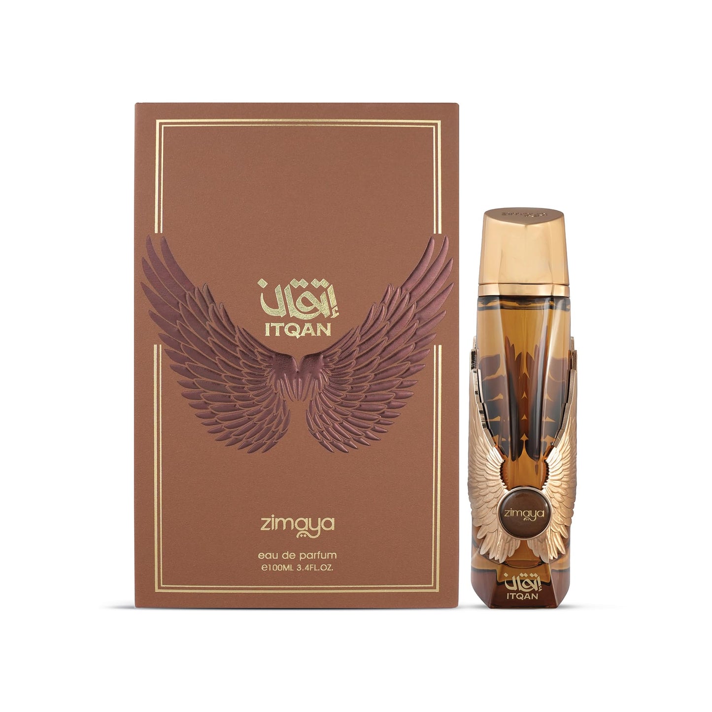 zimaya Itqan Gold for Unisex Eau De Parfum, 100ml(3.4 oz) - Medaid International