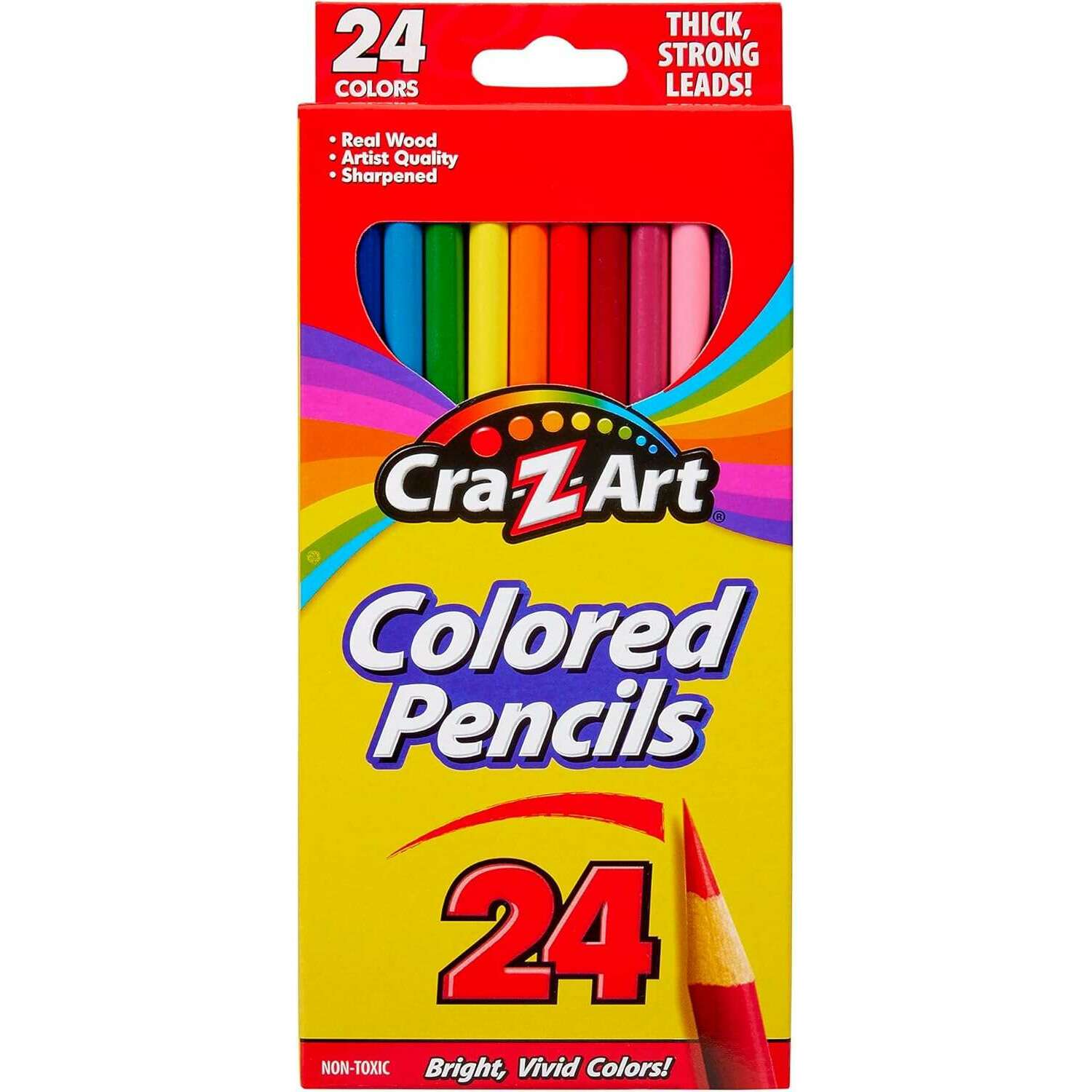 Pre-Sharpened Colored Pencils - 24 - Medaid International