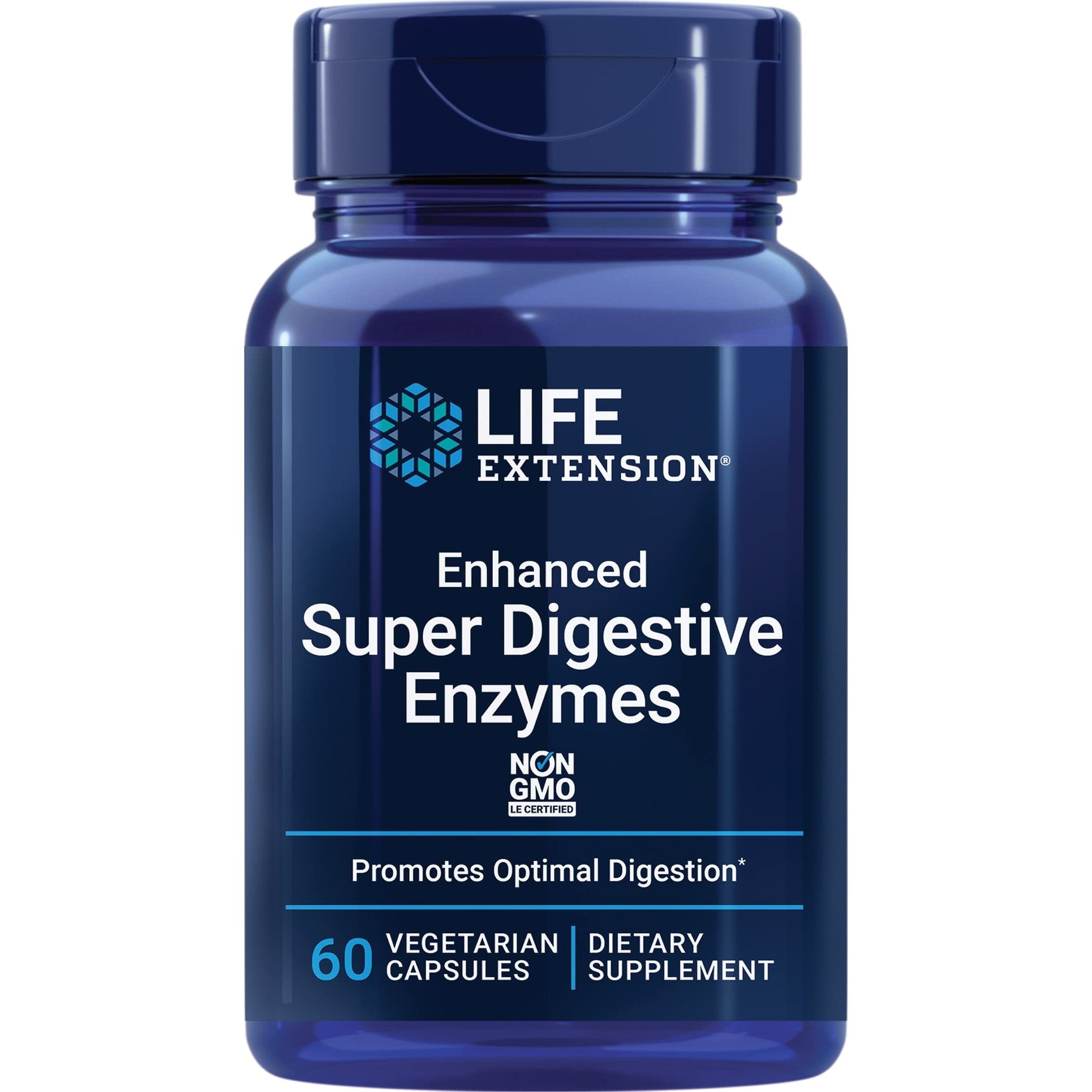 Life Extension Enhanced Super Digestive Enzymes, Supports Digestion, Comfort, digesting Plant-Based Foods, Non-GMO, Vegetarian, 60 Capsules - Medaid International