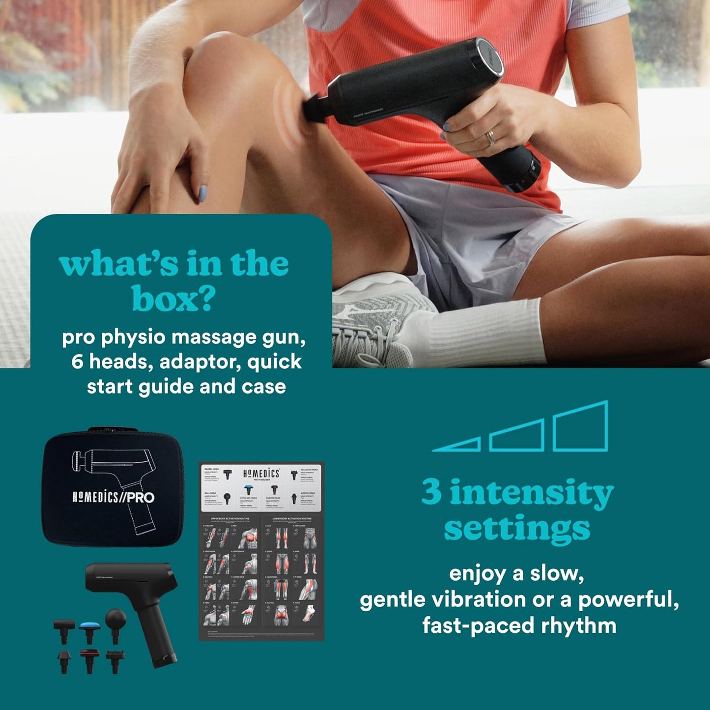 Pro Power Handheld Physiotherapy Massager Gun - Medaid International
