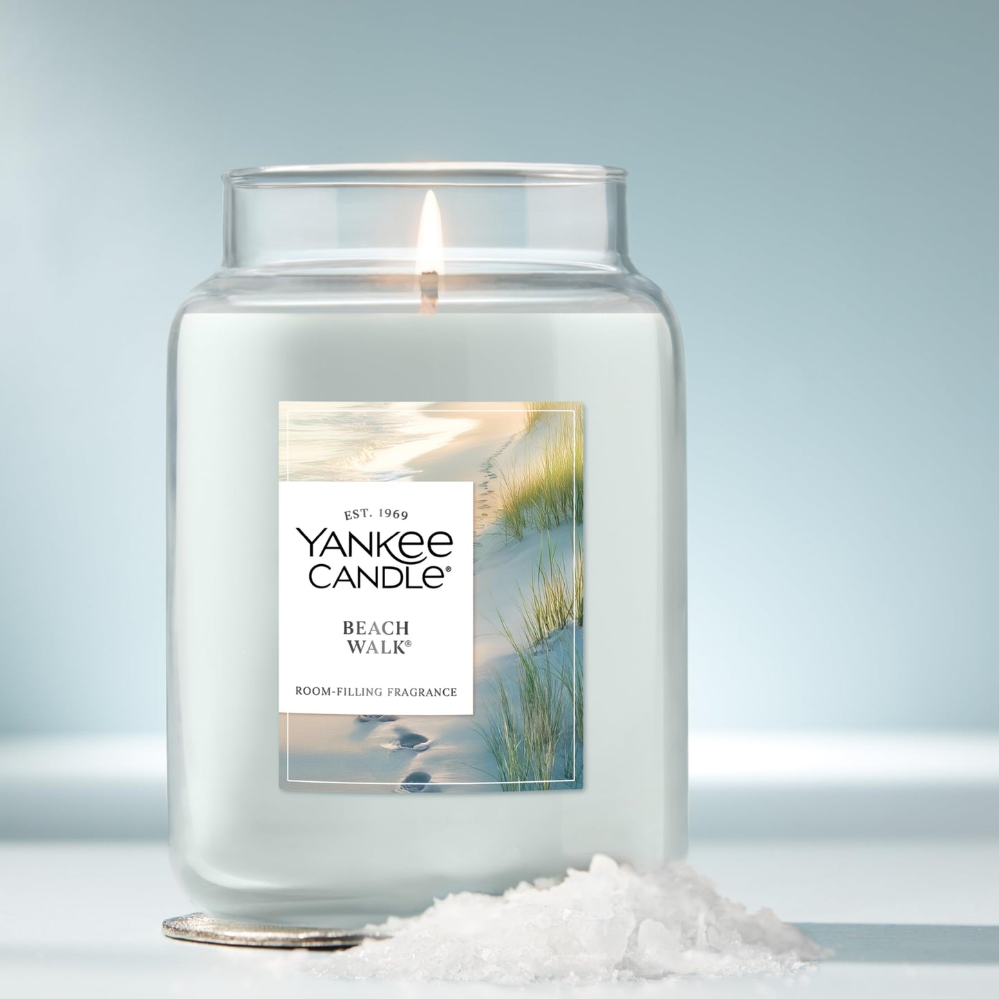 Yankee Candle Beach Walk Scented Candle, 22oz Large Jar with up to 150 Hour Burn Time, Giftable - Medaid International