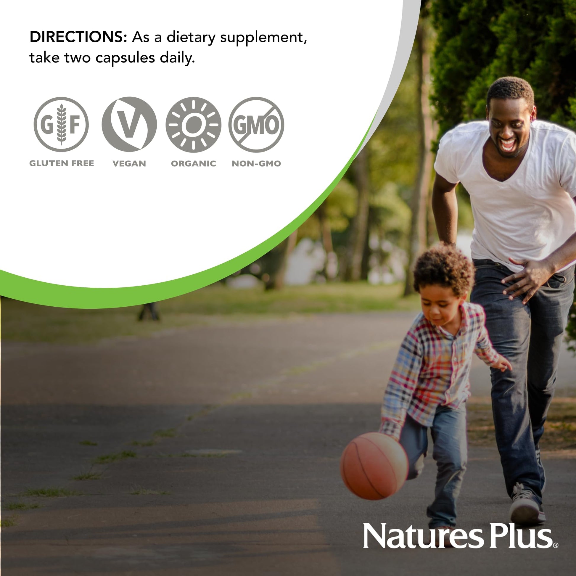 Natures Plus Source of Life Garden Certified Organic Vitamin D3 - Cholecalciferol 5000 iu, 60 Vegan Capsules - Whole Food Plant-Based Supplement - Vegetarian, Gluten-Free - 30 Servings - Medaid International