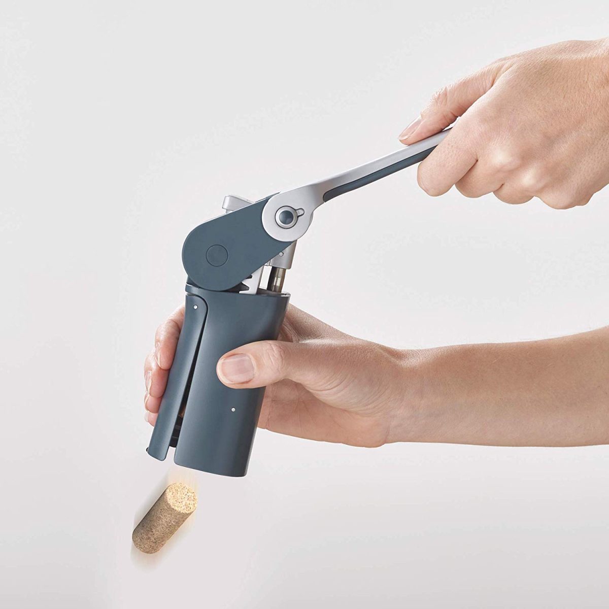 Joseph Joseph BarWise Compact Folding Lever Corkscrew Wine Opener with Foil Cutter, One-size, Blue - Medaid International
